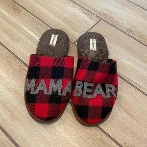Mama bear slippers